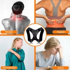 Luxegoed ®Rug- Schouders & Nek | Postuur Corrector | Rug Corrector | Posture Corrector | Verstelbaar | Unisex | L -Merkloos Winkel 1200x1200 7140