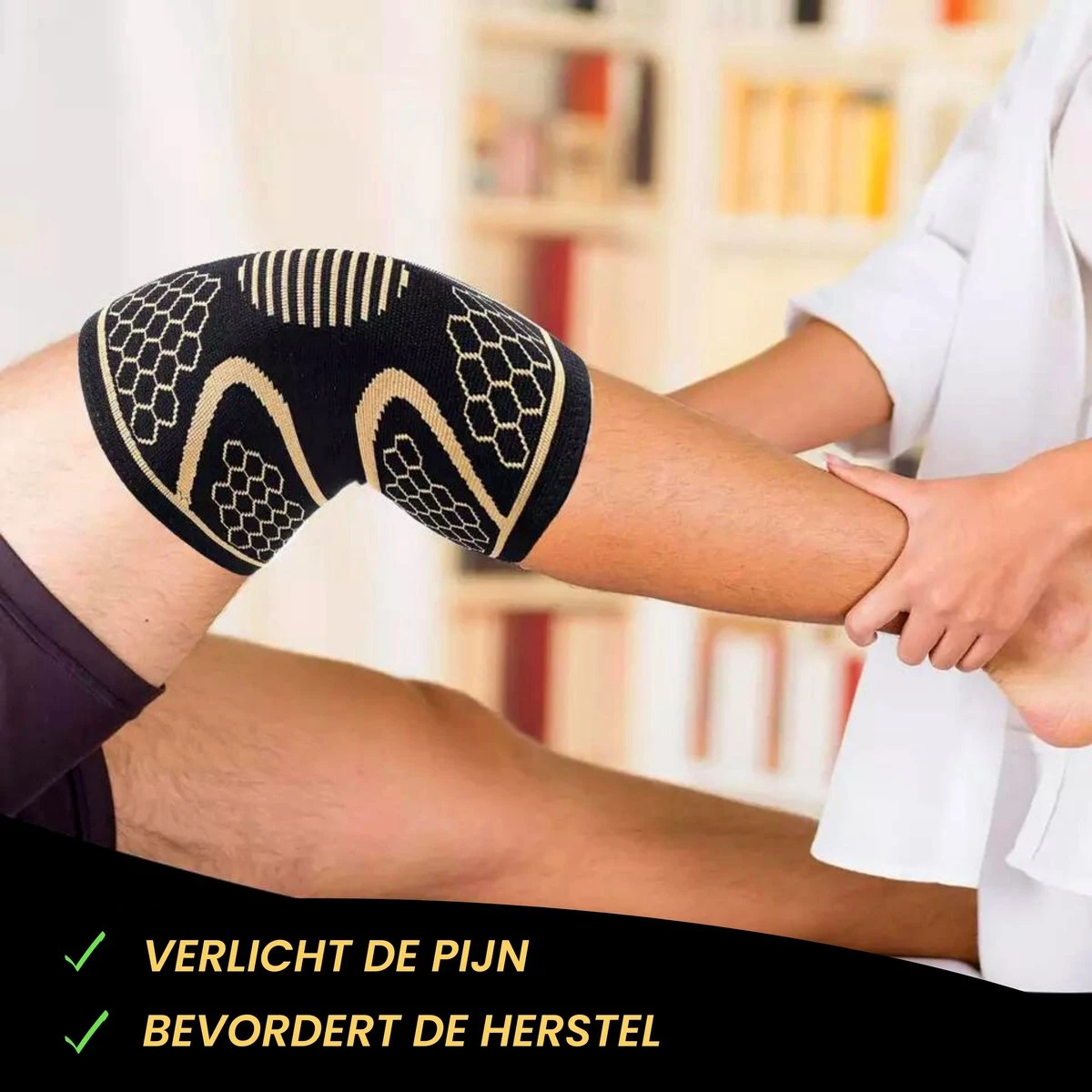 KANGKA Kniebrace – Knieband – Kniebandage – Kniebescherming - Unisex – Maat XL 10 KANGKA Kniebrace – Knieband – Kniebandage – Kniebescherming - Unisex – Maat XL - Afbeelding 8