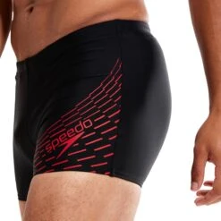 Speedo Medley Logo Aquashort Heren - Zwart / Rood - Maat 6 -Merkloos Winkel 1200x1200 72