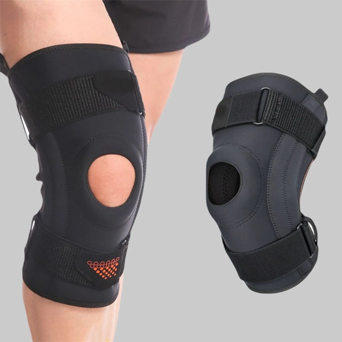 Premium Kniebrace - 'ErgoKnee 3' | Bracefox™ - Maat M - Medium | Knie Bandage Ondersteuning | Heren | Dames | Elastisch 3 Premium Kniebrace - 'ErgoKnee 3' | Bracefox™ - Maat M - Medium | Knie Bandage Ondersteuning | Heren | Dames | Elastisch
