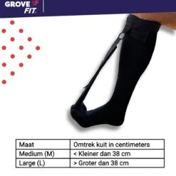 GroveFit Hielspoor Sok - Strassburg - Nachtspalk - Brace - Maat L -Merkloos Winkel 1200x1200 7286