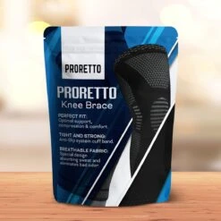 Proretto Kniebrace - Ondersteunende Compressie Knieband - Voor Dames En Heren - Per Stuk - Voorkom En Herstel Sneller Van Een Knieblessure - Sportbrace Voor Alle Sporten Geschikt -Merkloos Winkel 1200x1200 7328