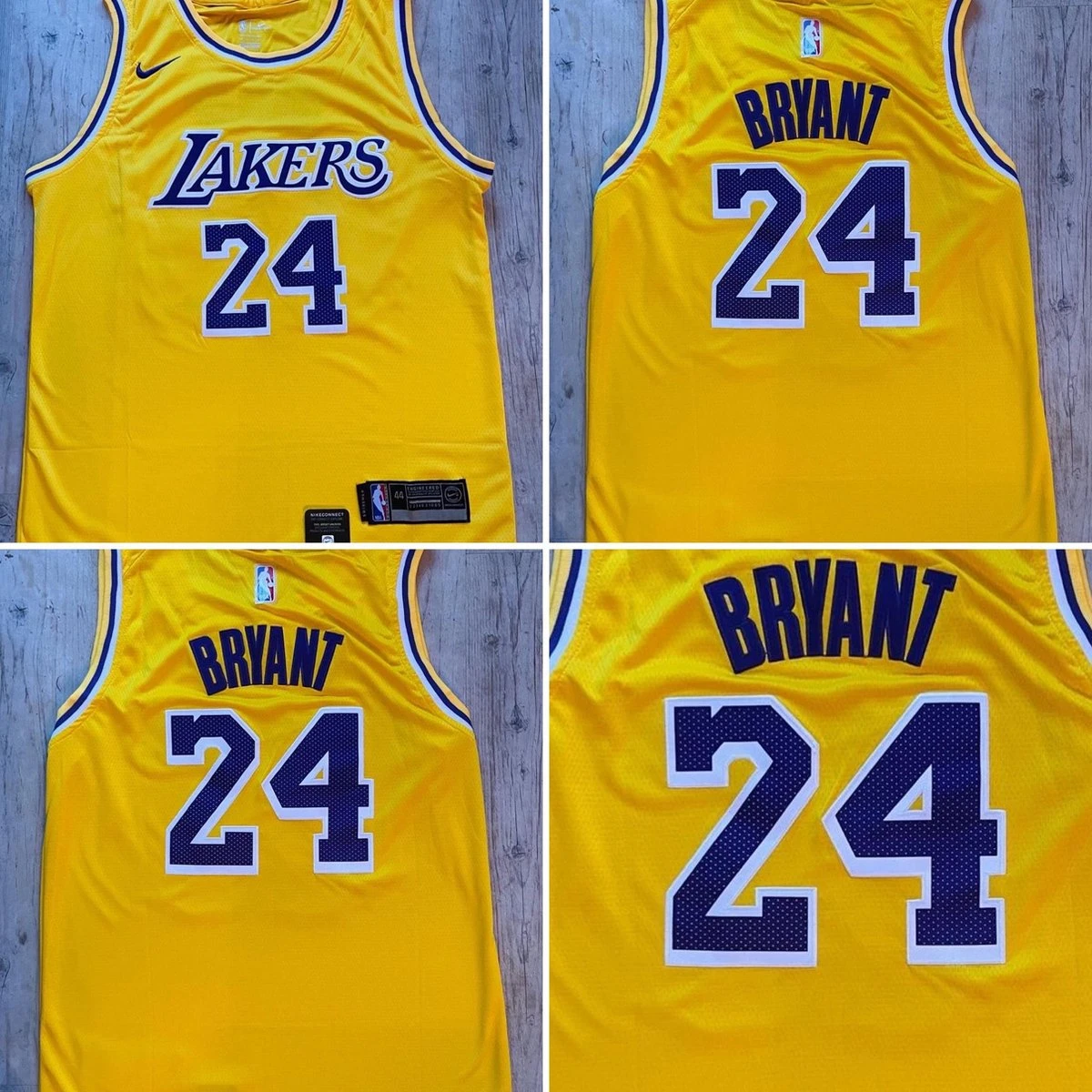 NBA JERSEY KOBE BRYANT #24 3 NBA JERSEY KOBE BRYANT #24