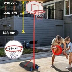 Infantastic® Basketbalpaal - Complete Set - Basketbalring - Basketbalring Met Standaard - Basket - Met Wielen - Voor Binnen En Buiten - In Hoogte Verstelbaar - Inclusief Basketbal, Pomp, 13 Infantastic® Basketbalpaal - Complete Set - Basketbalring - Basketbalring Met Standaard - Basket - Met Wielen - Voor Binnen En Buiten - In Hoogte Verstelbaar - Inclusief Basketbal, Pomp, -Merkloos Winkel 1200x1200 7468