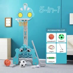 Basketbalkorf Voor Kinderen - 4-in-1 In Hoogte Verstelbare Basketbalstandaard - Voetbal - Adereindhuls - Gooi Een Basketbal - Golf - Binnen En Buiten - Jongens En Meisjes Van 2 Tot 6 Jaar Sportspeelgoed 14 Basketbalkorf Voor Kinderen - 4-in-1 In Hoogte Verstelbare Basketbalstandaard - Voetbal - Adereindhuls - Gooi Een Basketbal - Golf - Binnen En Buiten - Jongens En Meisjes Van 2 Tot 6 Jaar Sportspeelgoed -Merkloos Winkel 1200x1200 7472