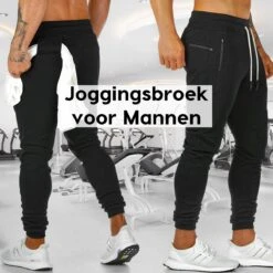 MW® - Trainingsbroek Heren - Joggingbroek Heren - Lange Sportbroek - Broek Met Zakken - Maat M/L -Merkloos Winkel 1200x1200 807