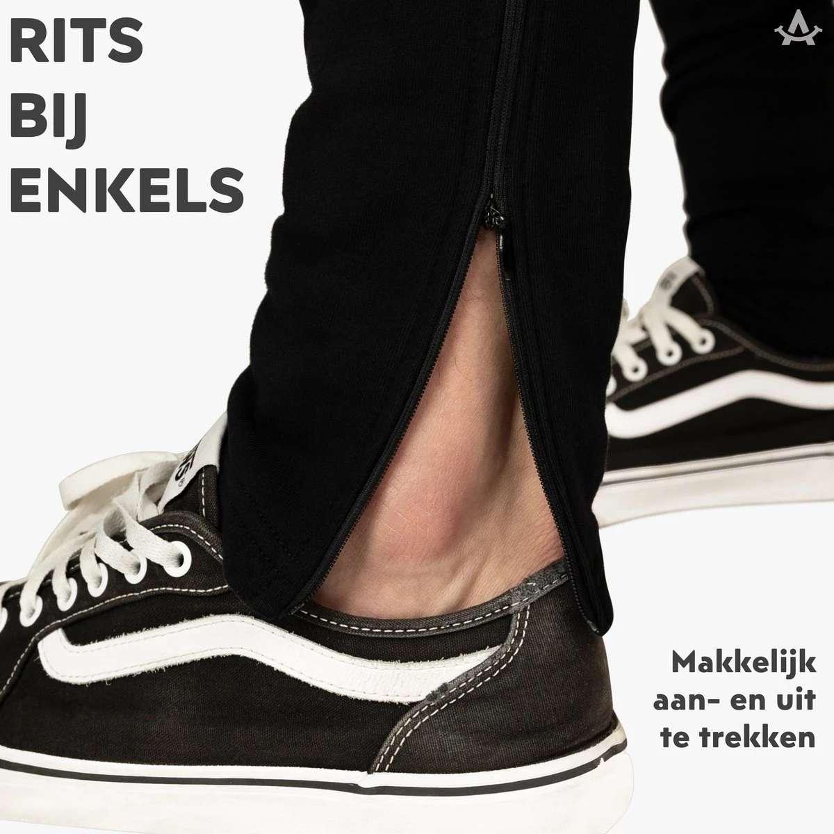 Trainingsbroek Heren - 100% Organisch Katoen - Zwart - Skinny Fit - Extra Lange Joggingsbroek Heren - Handgemaakt In Portugal - Zakken Met Rits - Sportbroek Zwart - APM - L 12 Trainingsbroek Heren - 100% Organisch Katoen - Zwart - Skinny Fit - Extra Lange Joggingsbroek Heren - Handgemaakt In Portugal - Zakken Met Rits - Sportbroek Zwart - APM - L - Afbeelding 10