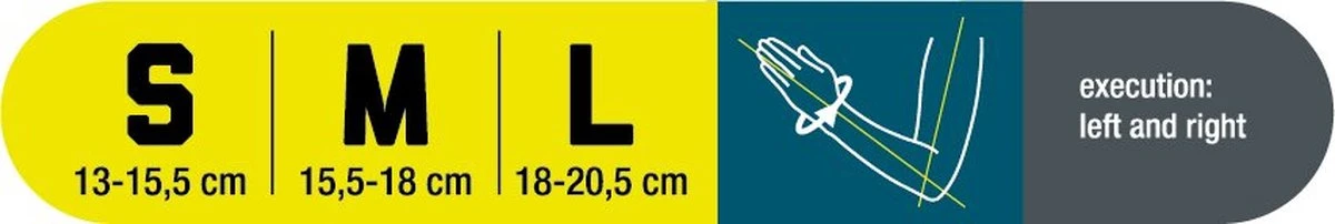 Push Sports Polsbrace - Donkergrijs - Rechts - Maat M 21 Push Sports Polsbrace - Donkergrijs - Rechts - Maat M - Afbeelding 19