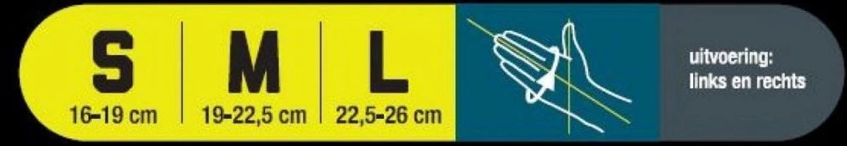 Push Sports Duimbrace - Donkergrijs - Rechts - Maat M 10 Push Sports Duimbrace - Donkergrijs - Rechts - Maat M - Afbeelding 8
