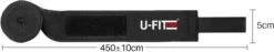 U Fit One 2 Stuks Boks Bandage - Zwart 450 Cm - Kickboks Bandage - Boxing Wraps - Boxing Bandage - Kickboks Bandage - Boksen - Kickboxen - Muay Thai -Merkloos Winkel 1200x226