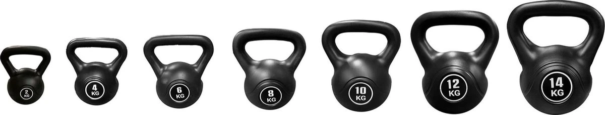 Merkloos Kettlebell - Fitness - Kettlebells - Gewichten - 10kg - Zwart 7 Merkloos Kettlebell - Fitness - Kettlebells - Gewichten - 10kg - Zwart - Afbeelding 5