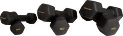 Tunturi Gewichten Centuri - Halterset - Dumbbell Set - Neopreen Dummbbells - 1 T/m 3kg - 3 Paar - Incl. Gratis Fitness App -Merkloos Winkel 1200x354