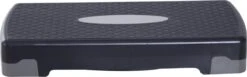 HOMCOM Stepboard Aerobic Fitness Stepper Hometrainer In Hoogte Verstelbaar Sport Zwart A90-076 -Merkloos Winkel 1200x372