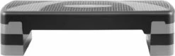 Gymrex Fitness Step - In Hoogte Verstelbaar - 100 Kg - Zwart / Grijs -Merkloos Winkel 1200x387