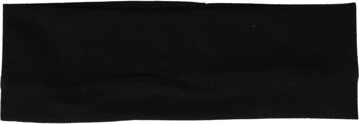 Haarband Basic 8cm Zwart - Stoffen Hoofdband Sport Casual 3 Haarband Basic 8cm Zwart - Stoffen Hoofdband Sport Casual