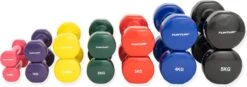 Tunturi Dumbell Set - 2 X 4,0 Kg - Vinyl - Blauw - Incl. Gratis Fitness App -Merkloos Winkel 1200x422 3