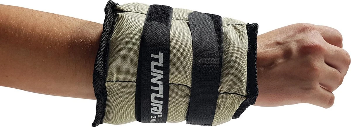 Tunturi Enkelgewichten En Polsgewichten - Gewichten - 2 X 2,0kg - Grijs 5 Tunturi Enkelgewichten En Polsgewichten - Gewichten - 2 X 2,0kg - Grijs - Afbeelding 3