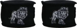 ORCQ Lion Boxing Handwraps- Boks Wraps - Boksbandages - Kickboks Bandage - Paar - 450cm Zwart -Merkloos Winkel 1200x443 3