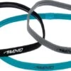 Avento Sporthaarband Elastiek 3st - Blauw/Zwart/Grijs