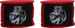 ORCQ Bear Boxing Handwraps- Boks Wraps - Boksbandages - Kickboks Bandage - Paar - 450cm Rood -Merkloos Winkel 1200x452 3