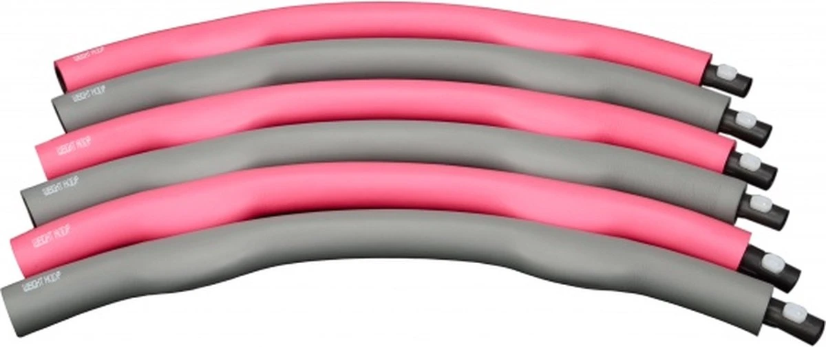 Merkloos Weight Hoop Original - Fitness Hoelahoep - Met DVD - 1.5kg - Ø 100 Cm - Roze/Grijs 5 Merkloos Weight Hoop Original - Fitness Hoelahoep - Met DVD - 1.5kg - Ø 100 Cm - Roze/Grijs - Afbeelding 3