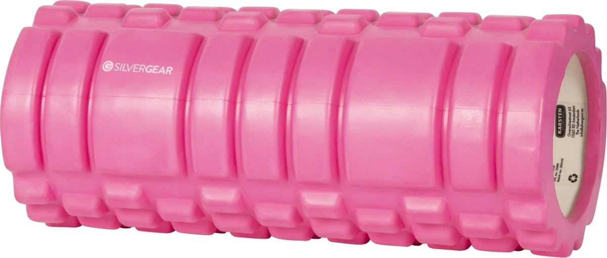Silvergear Foam Roller - Massage Roller - 32 Cm - Roze 11 Silvergear Foam Roller - Massage Roller - 32 Cm - Roze - Afbeelding 9