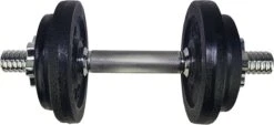 Tunturi Gewichten Gietijzer Totaal 10kg - Halterset Met Schroefsluiting - Dumbbell Set - 1 Halterstang - 30mm - Incl. Gratis Fitness App -Merkloos Winkel 1200x547 3
