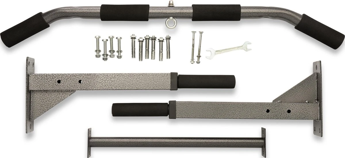 Merkloos DMG Sports® Pull Up Bar | Optrekstang | Pull Up Station | Wandmontage | Voor Aan De Muur | Met Extra Bevestigingspunt | Tot 200 KG 9 Merkloos DMG Sports® Pull Up Bar | Optrekstang | Pull Up Station | Wandmontage | Voor Aan De Muur | Met Extra Bevestigingspunt | Tot 200 KG - Afbeelding 7