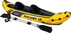 Intex Explorer K2 Kayak - 2 Persoons - Geel -Merkloos Winkel 1200x559 1
