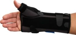 Thuasne Ligaflex Manu Duimbrace / Polsspalk - 2 - Links - Zwart -Merkloos Winkel 1200x563 5