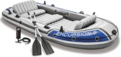 Intex Excursion Opblaasboot - 5 Personen - Grijs -Merkloos Winkel 1200x574 8