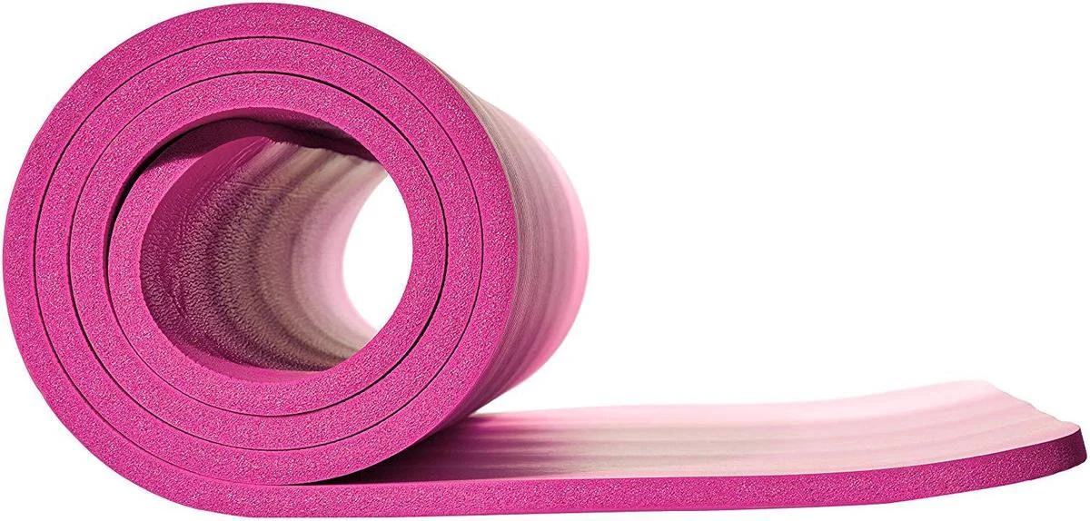 Fitnessmat Inclusief Draagtas En Extra Draagriem - 183 Cm X 61 Cm X 1.5 Cm - Roze 7 Fitnessmat Inclusief Draagtas En Extra Draagriem - 183 Cm X 61 Cm X 1.5 Cm - Roze - Afbeelding 5
