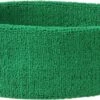 Merkloos Hoofd Zweetband Groen