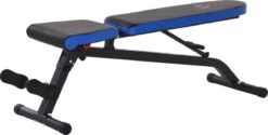 HOMCOM Sit-ups Trainingsbank Instelbaar & Inklapbaar Multifunctioneel Staal Zwart+blauw A91-129 -Merkloos Winkel 1200x606 4