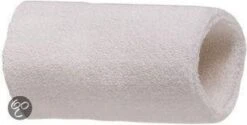 Benza Pols Zweetbandjes - Wit 12cm (2 Stuks)