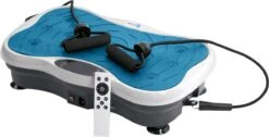 BX Fitness® - Trilplaat Fitness Body Blauw - Incl Weerstandsbanden & Voedingsgids - Sport Trilplaat - Powerplate Voor Cardiotrainingen - Trainingsapparatuur Voor Krachttraining - Ontvang NU Met Duidelijke Handleiding Met Oefeningen + Recepten! -Merkloos Winkel 1200x612 9