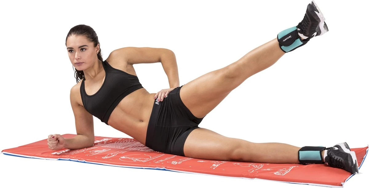 Tunturi Enkelgewichten En Polsgewichten - 2 X 1,5 Kg - Grijs 5 Tunturi Enkelgewichten En Polsgewichten - 2 X 1,5 Kg - Grijs - Afbeelding 3