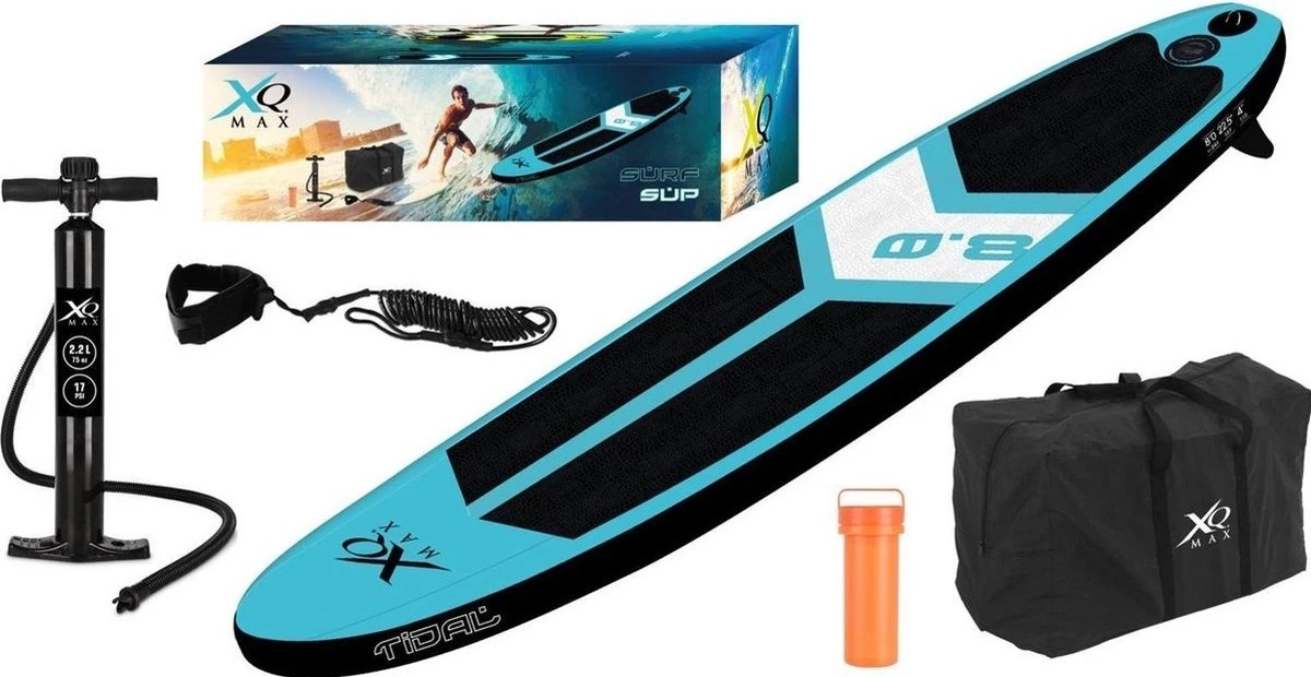 XQ Max Surf SUP 245 Cm Blauw En Zwart 3 XQ Max Surf SUP 245 Cm Blauw En Zwart