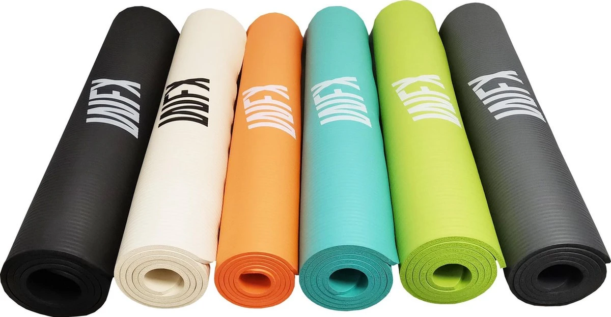 #DoYourFitness - XXL Fitness Mat - »Ashanti« - 190x100x1.0cm - Grijs 7 #DoYourFitness - XXL Fitness Mat - »Ashanti« - 190x100x1.0cm - Grijs - Afbeelding 5