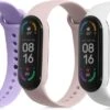 Kwmobile Horlogeband Voor Xiaomi Mi Smart Band 6 / Mi Band 6 / Band 5 - 3x Siliconen Bandje In Wit / Oudroze / Lavendel - Voor Fitnesstracker -Merkloos Winkel 1200x628 7