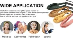 BOTC Haarband - 6 Stuks Vouwen Haarbanden Set - Haarband Velvet Suede - Dames Haarbanden - 6 Kleuren Mixen - Elastisch Antislip -Merkloos Winkel 1200x628 9