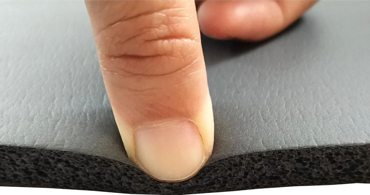 #DoYourFitness - XXL Fitness Mat - »Ashanti« - 190x100x1.0cm - Grijs 6 #DoYourFitness - XXL Fitness Mat - »Ashanti« - 190x100x1.0cm - Grijs - Afbeelding 4