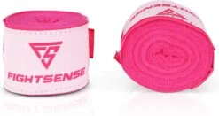 FIGHTSENSE - HANDWRAPS Boksen - Kickboks Bandage - ROZE - 4.5M
