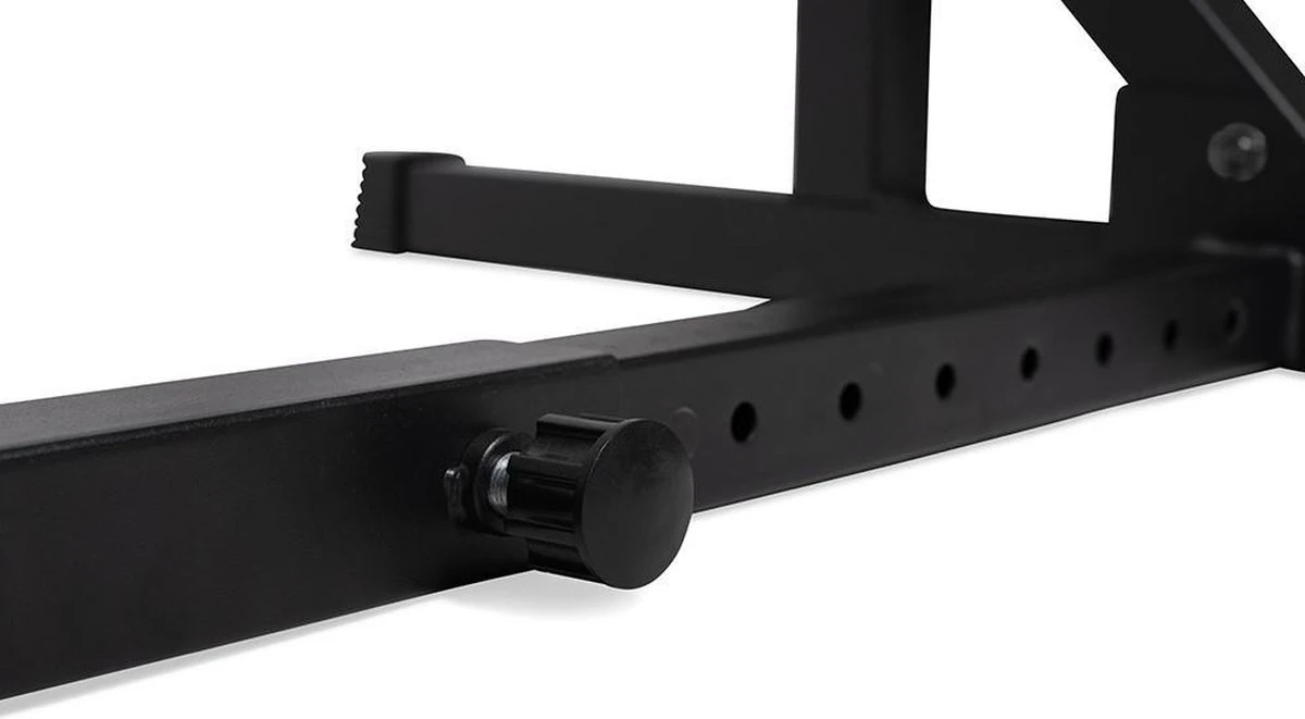 Squat Rack - VirtuFit Squat Rek - Verstelbaar - Haltersteunen - Met Dipsteunen 14 Squat Rack - VirtuFit Squat Rek - Verstelbaar - Haltersteunen - Met Dipsteunen - Afbeelding 12