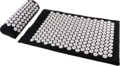 Parcura Acupressuur Mat Met Kussen 67x40 Cm - Spijkermat Acupunctuur Met 8500 Drukpunten - Incl. Draagtas - Zwart -Merkloos Winkel 1200x661 5