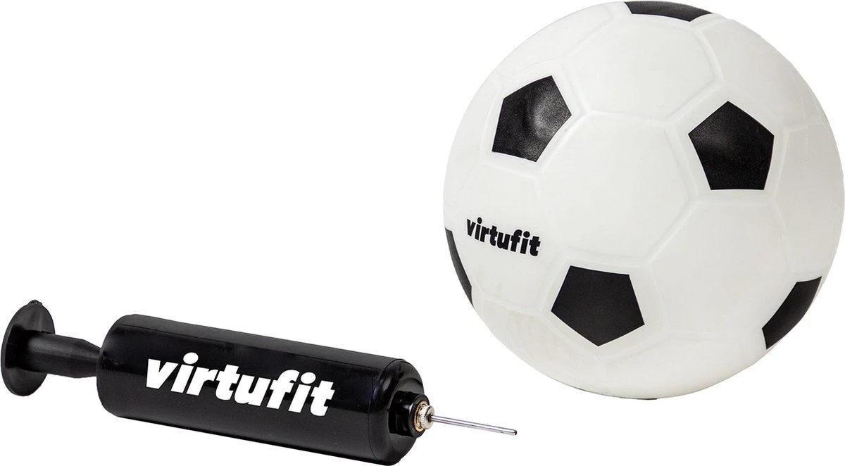 VirtuFit Mini Voetbaldoelen Set Met Bal En Pomp - Voetbalgoals - 92 X 64 Cm 4 VirtuFit Mini Voetbaldoelen Set Met Bal En Pomp - Voetbalgoals - 92 X 64 Cm - Afbeelding 2