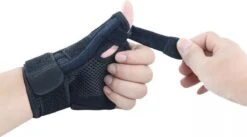 LOUZIR Effectieve Duimbrace – Universeel - Duimbandage – Polsbandage -Zwart – –Beste Oplossing Tegen Duimblessure -Merkloos Winkel 1200x666 12