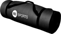 RS Sports Fitnessmat / Trainingsmat NBR - Zwart- 180 X 60 X 1,5cm - Met Draagkoord -Merkloos Winkel 1200x668 2