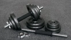 Verstelbare Dumbbell Set 20 Kg Met Koffer - Gietijzeren Gewichten - 2x 10kg -Merkloos Winkel 1200x681 2