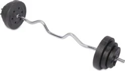 Rebblo Curl Bar - Stalen Curlstang - Halterset - EZ Bar- 23 Kg - Incl. Veersluiters En Gewichten -Merkloos Winkel 1200x685 4